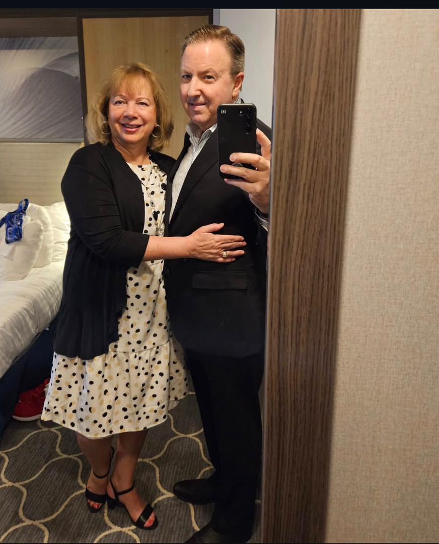 Pastor John Barry with his wife